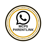 Link to MCPS ParentLink which includes a infographic of a telephone 